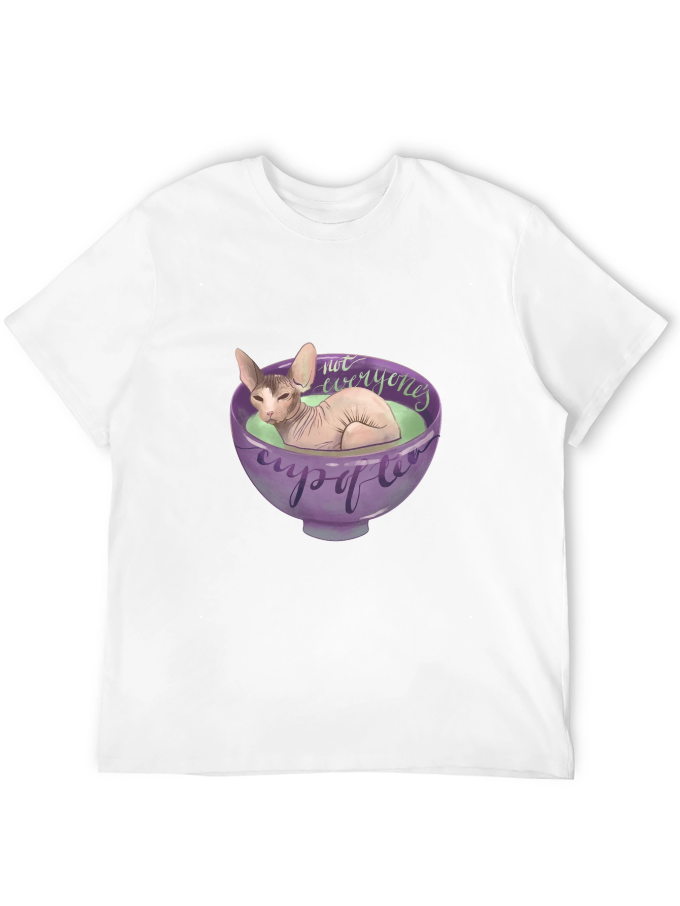 Sphynx Cat Not Everyones Cup of Tea T-Shirt