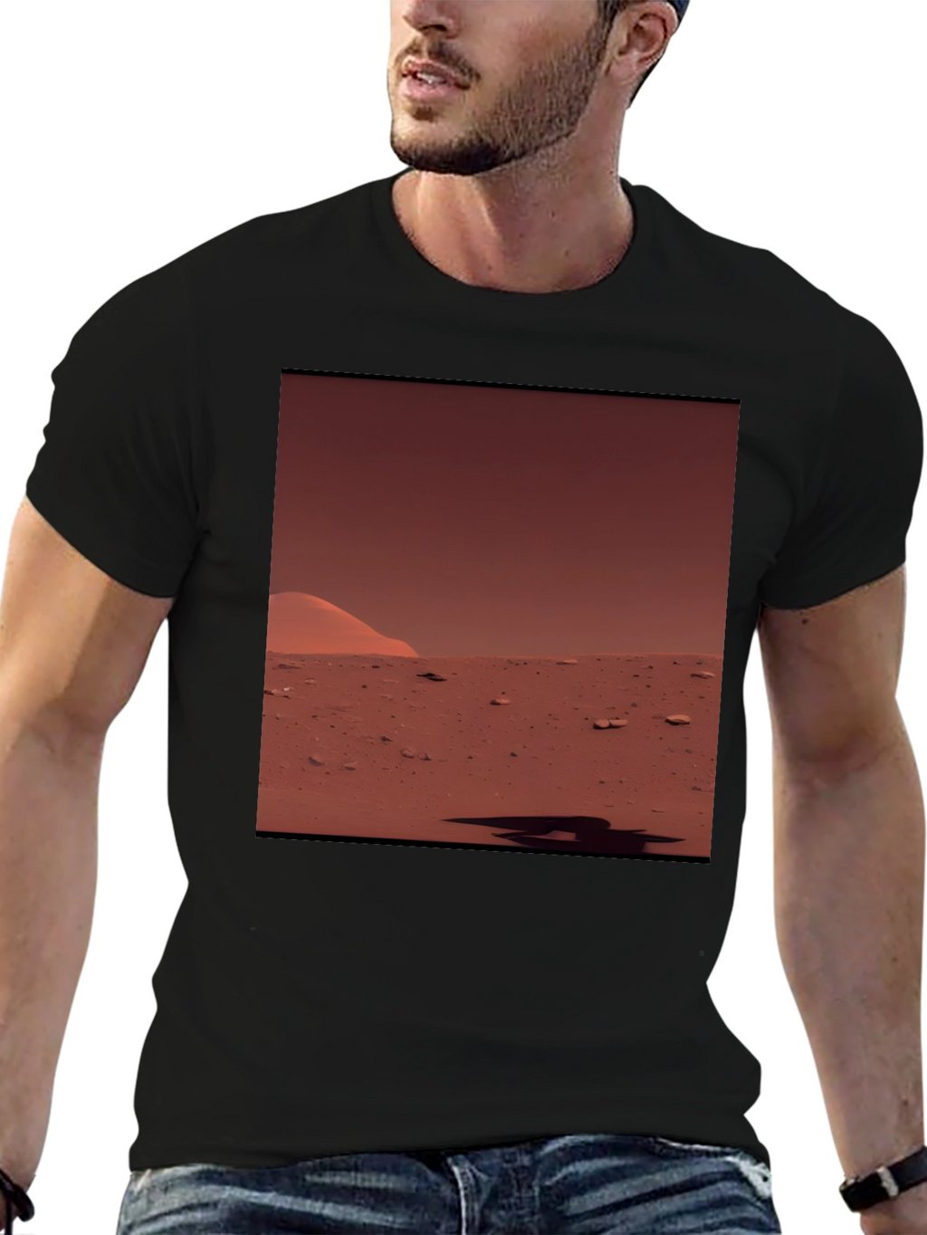 Mars Landscape Graphic T-Shirt