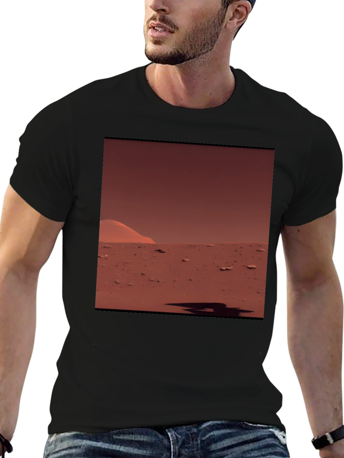 Mars Landscape Graphic T-Shirt