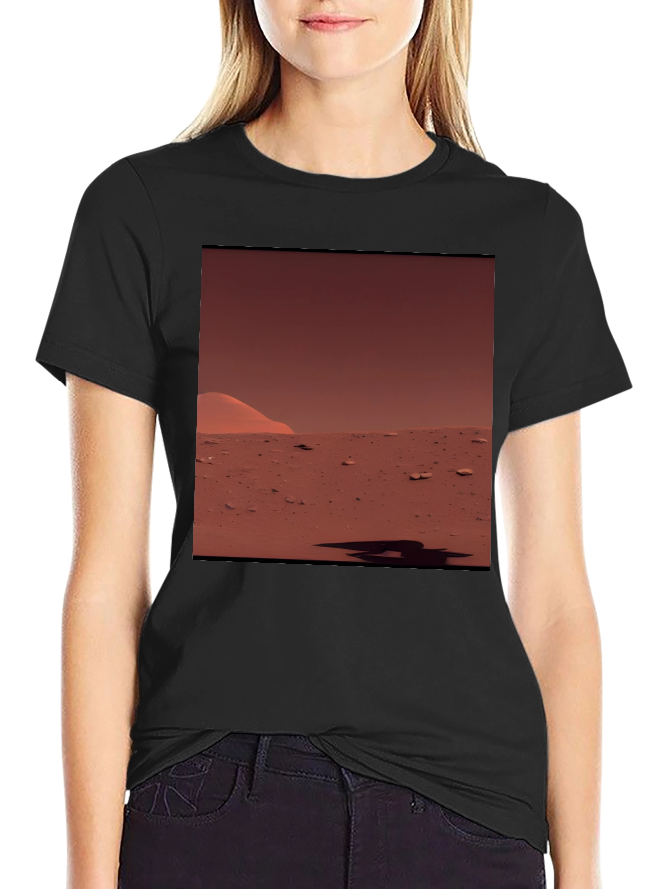 Mars Landscape Graphic T-Shirt