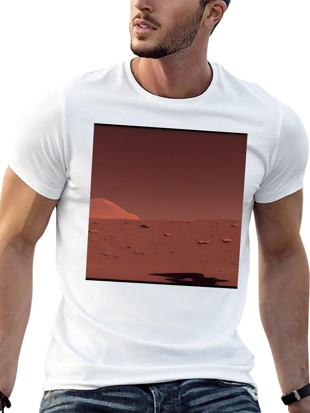 Mars Landscape Graphic T-Shirt