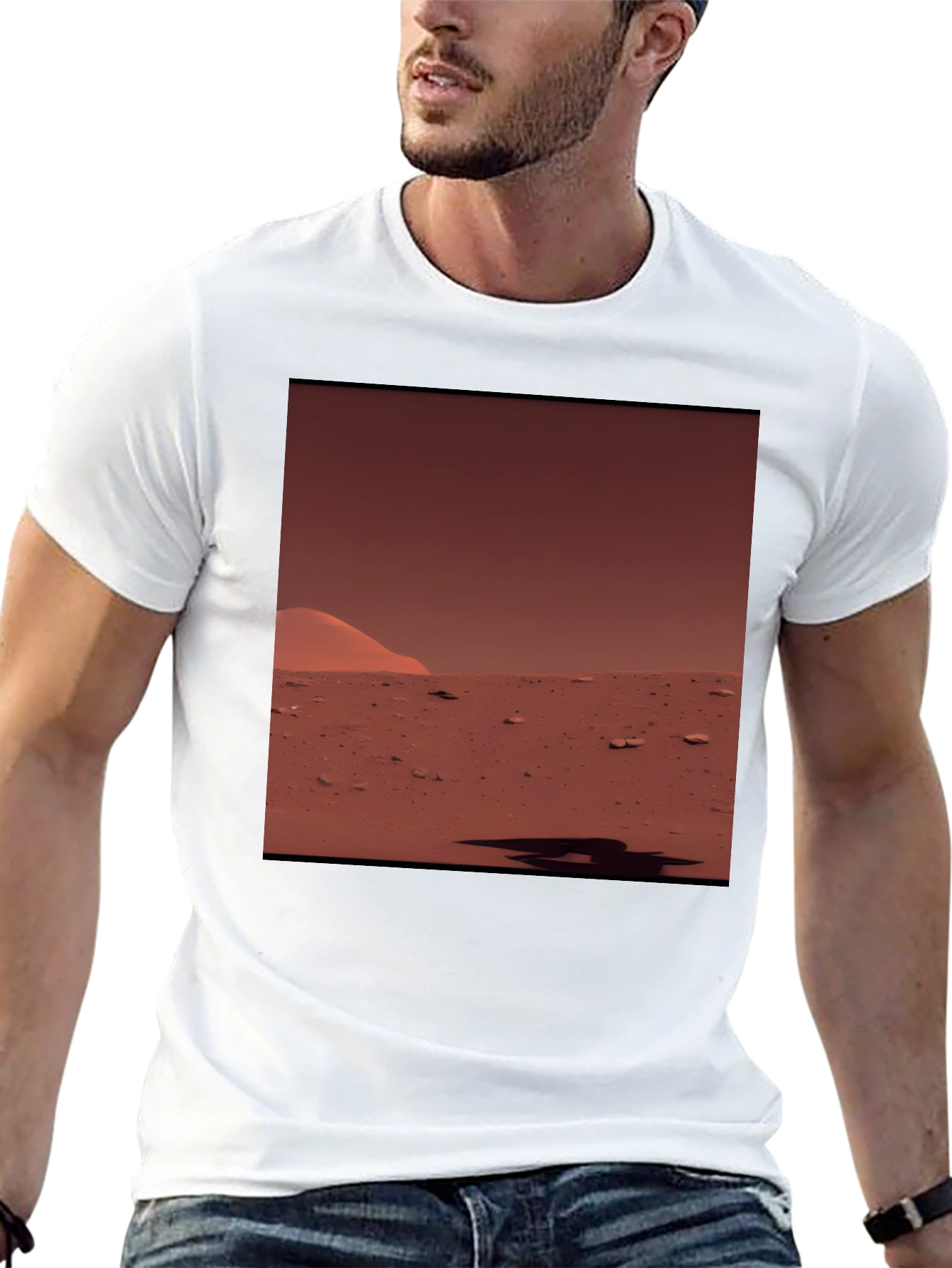 Mars Landscape Graphic T-Shirt