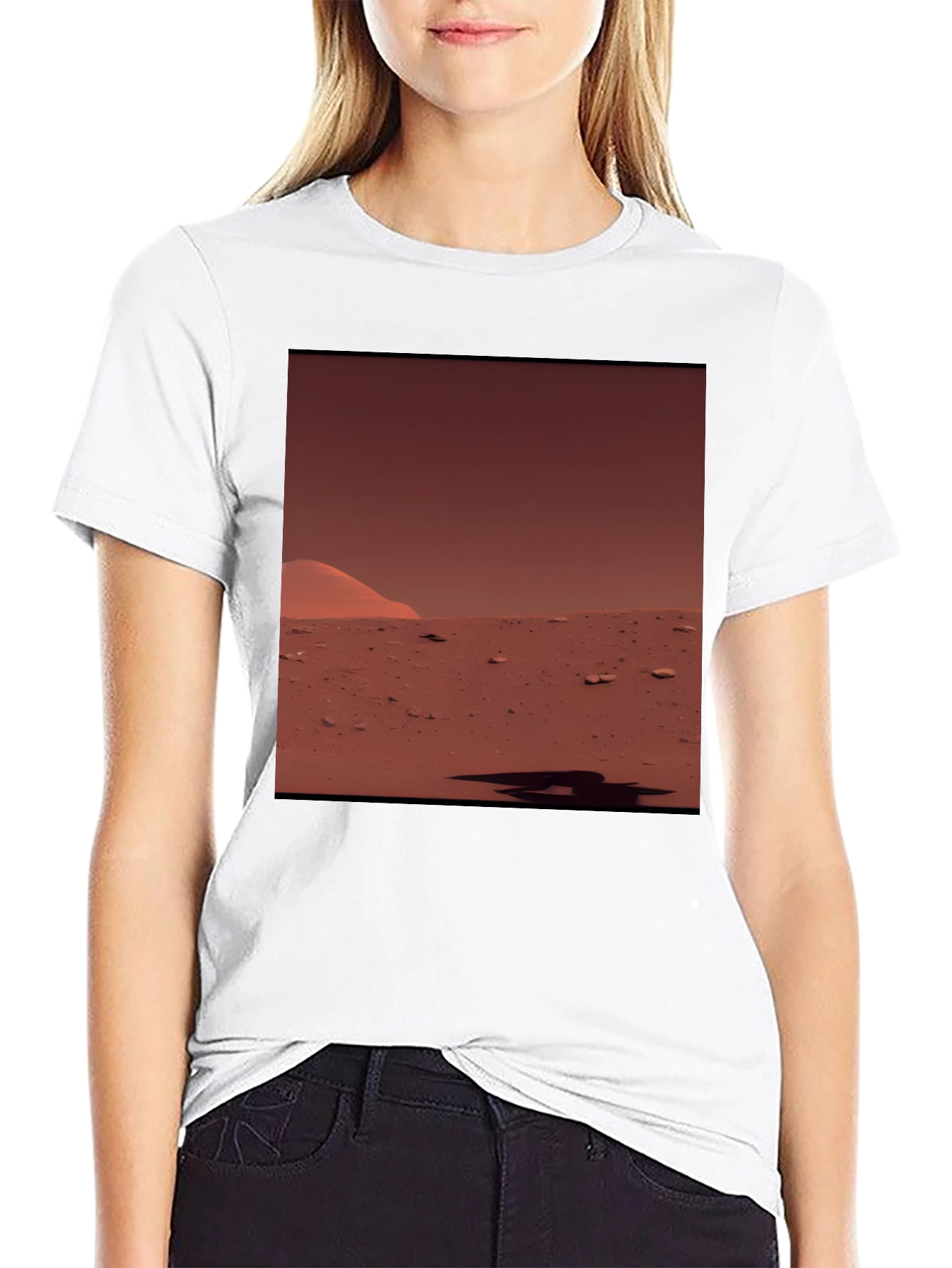 Mars Landscape Graphic T-Shirt