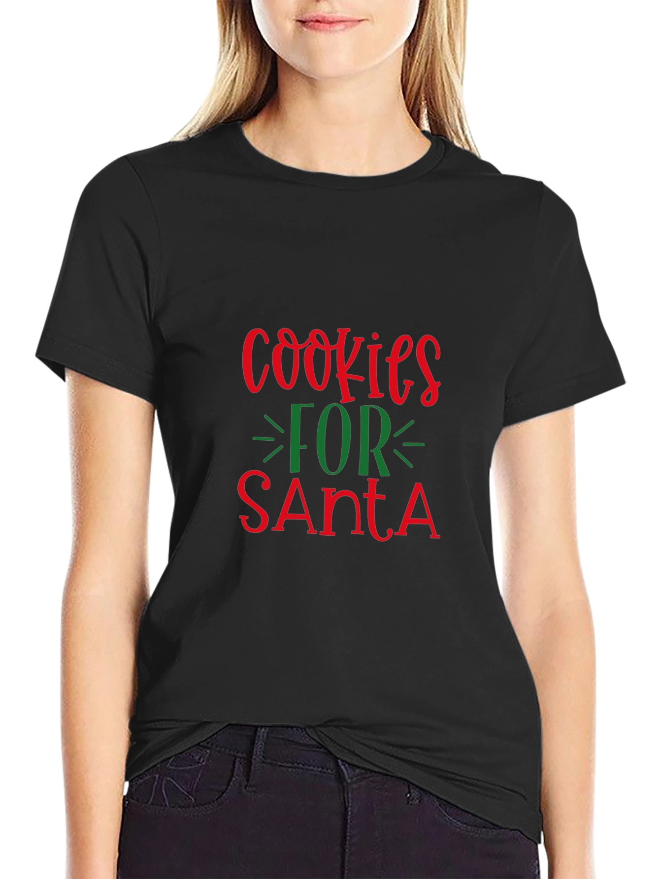Cookies for Santa Christmas Graphic Tee