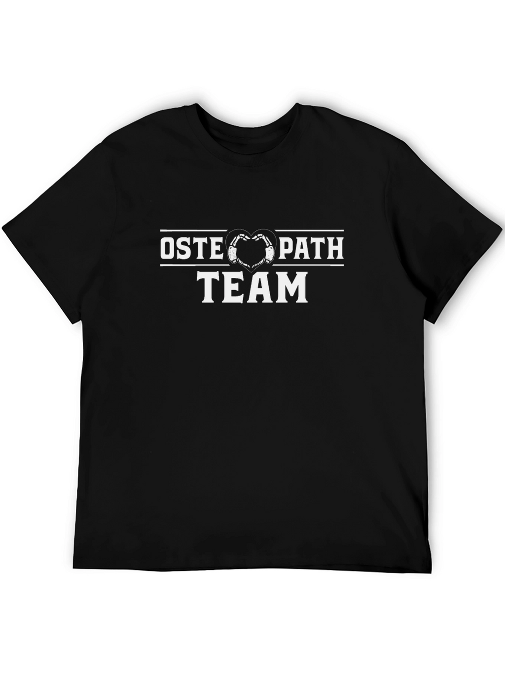 Osteopath Team Black Graphic T-Shirt