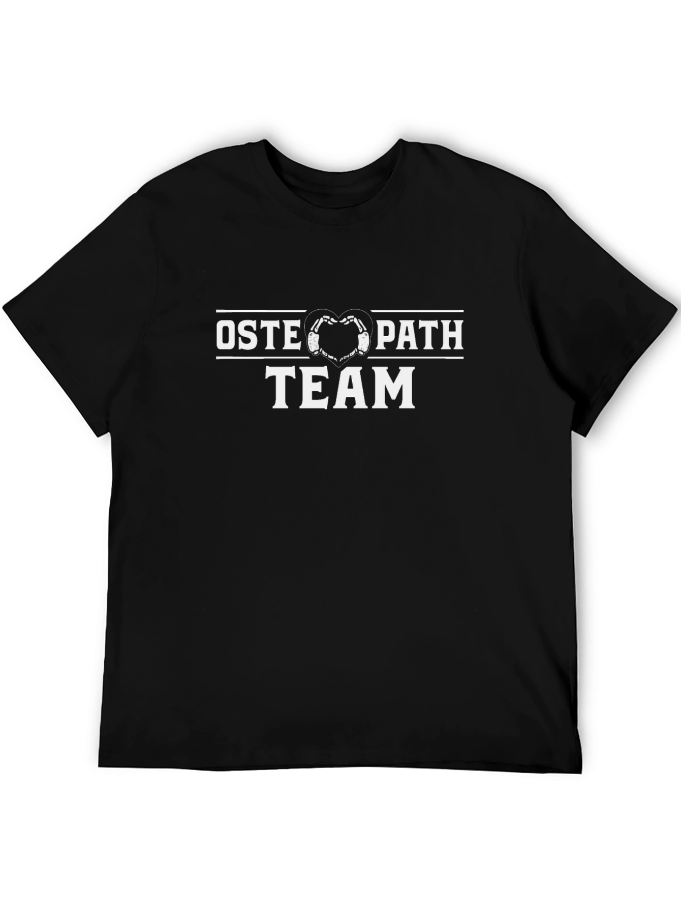 Osteopath Team Black Graphic T-Shirt