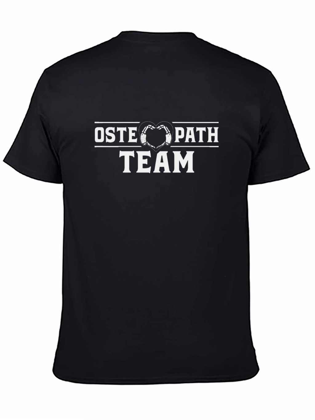 Osteopath Team Black Graphic T-Shirt
