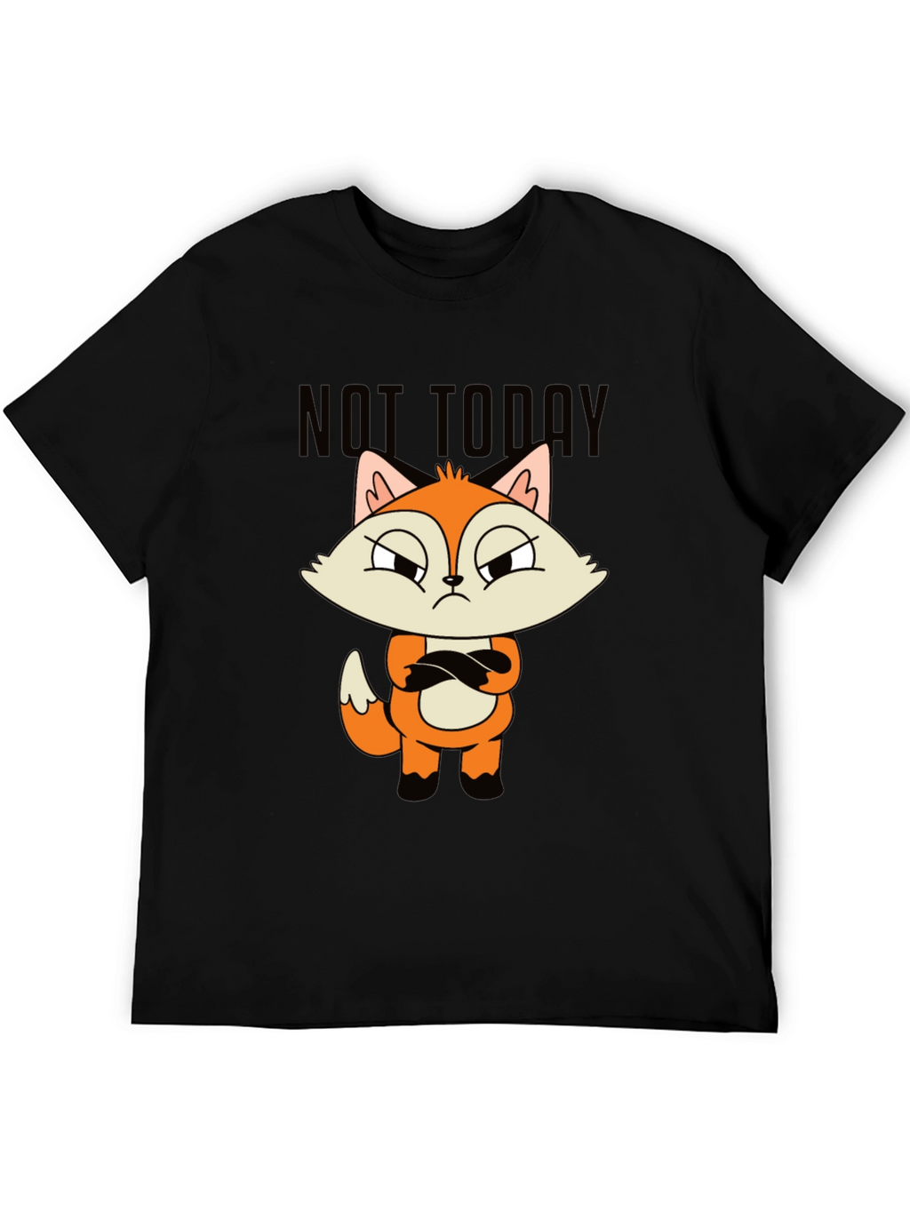 Not Today Fox Graphic Tee - Unisex