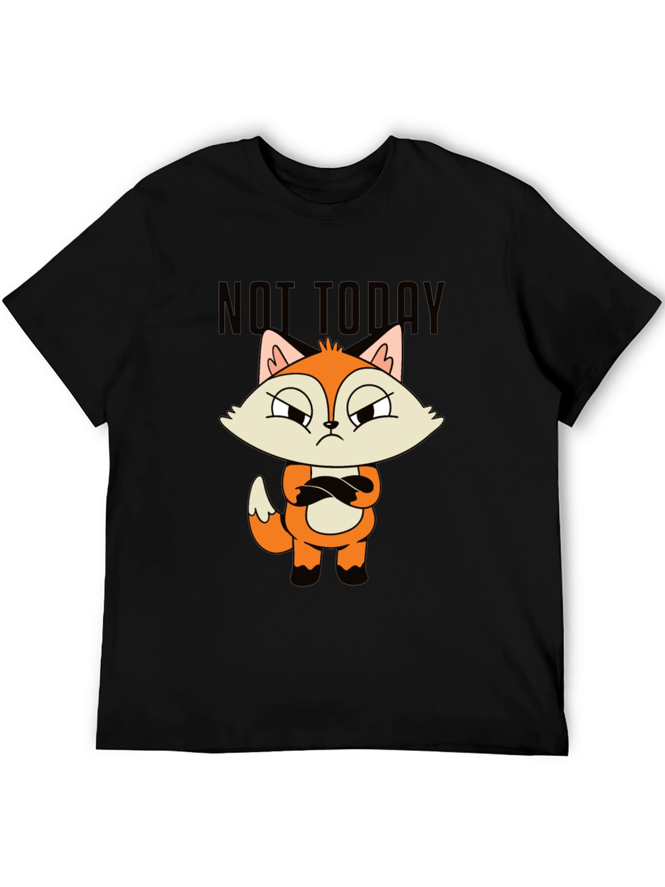 Not Today Fox Graphic Tee - Unisex