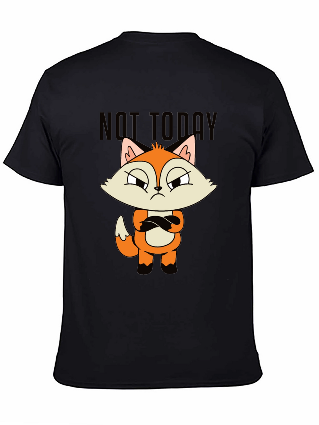 Not Today Fox Graphic Tee - Unisex