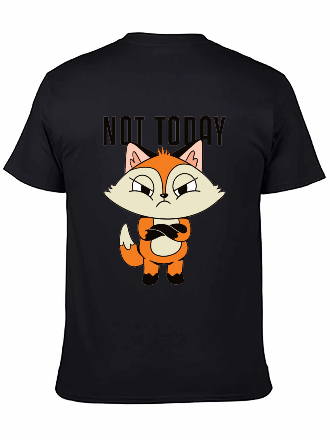 Not Today Fox Graphic Tee - Unisex