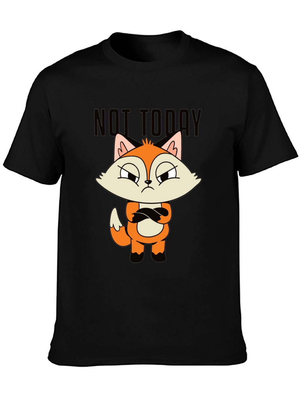 Not Today Fox Graphic Tee - Unisex