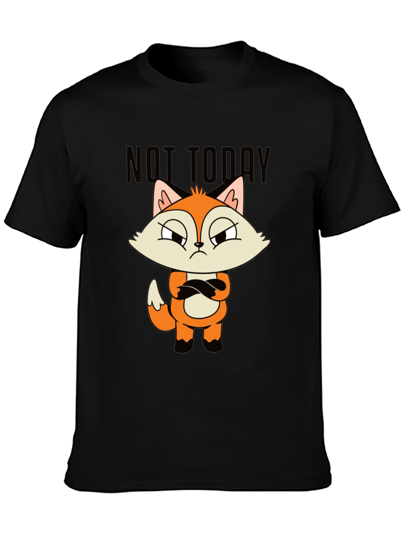 Not Today Fox Graphic Tee - Unisex
