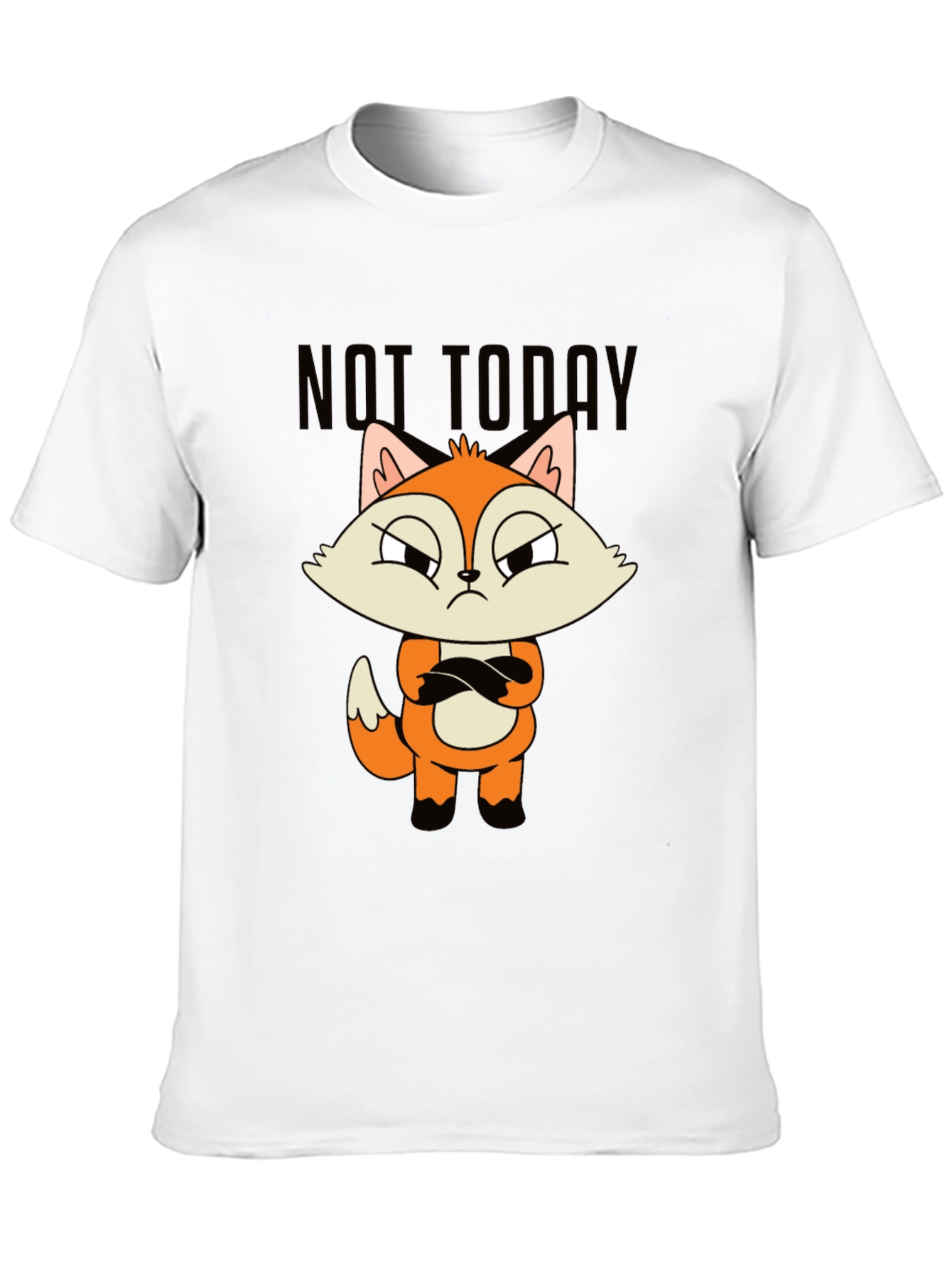 Not Today Fox Graphic Tee - Unisex