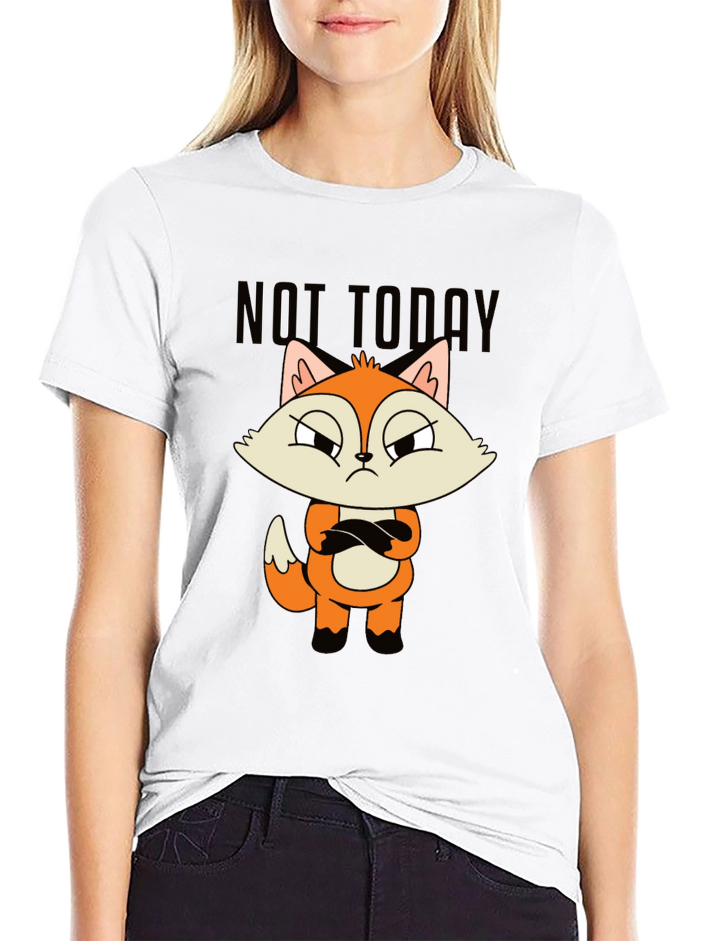 Not Today Fox Graphic Tee - Unisex