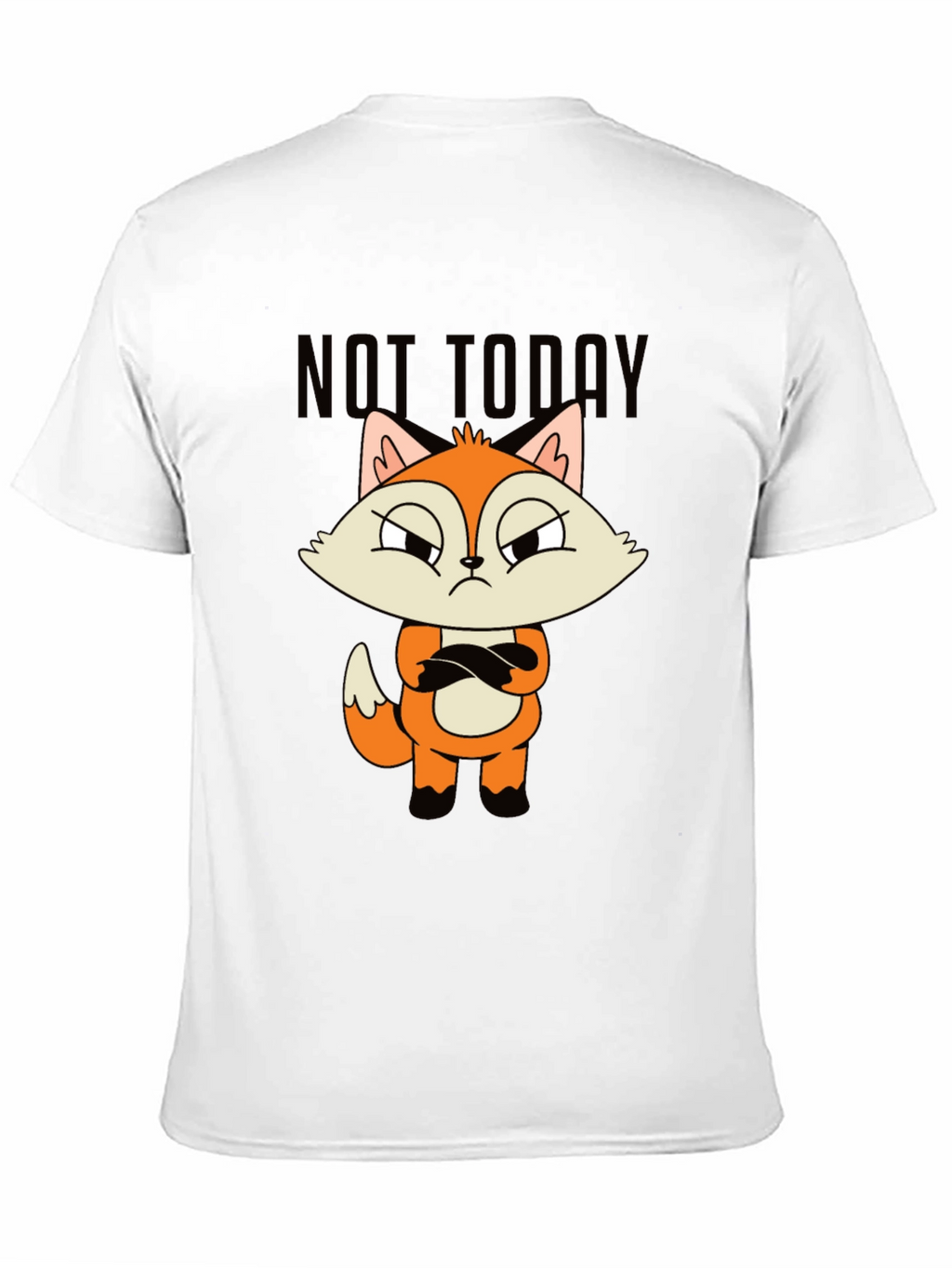 Not Today Fox Graphic Tee - Unisex