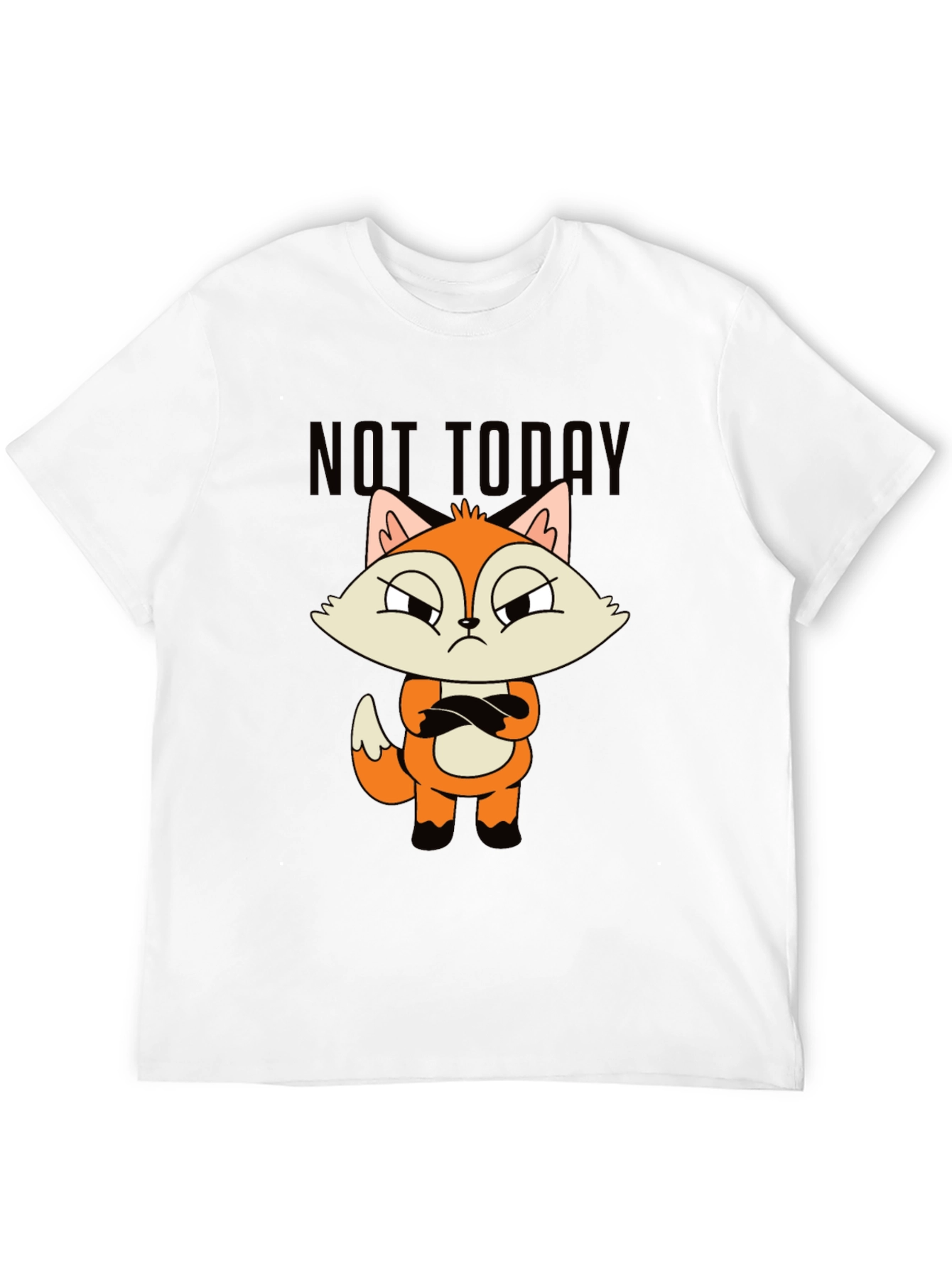 Not Today Fox Graphic Tee - Unisex