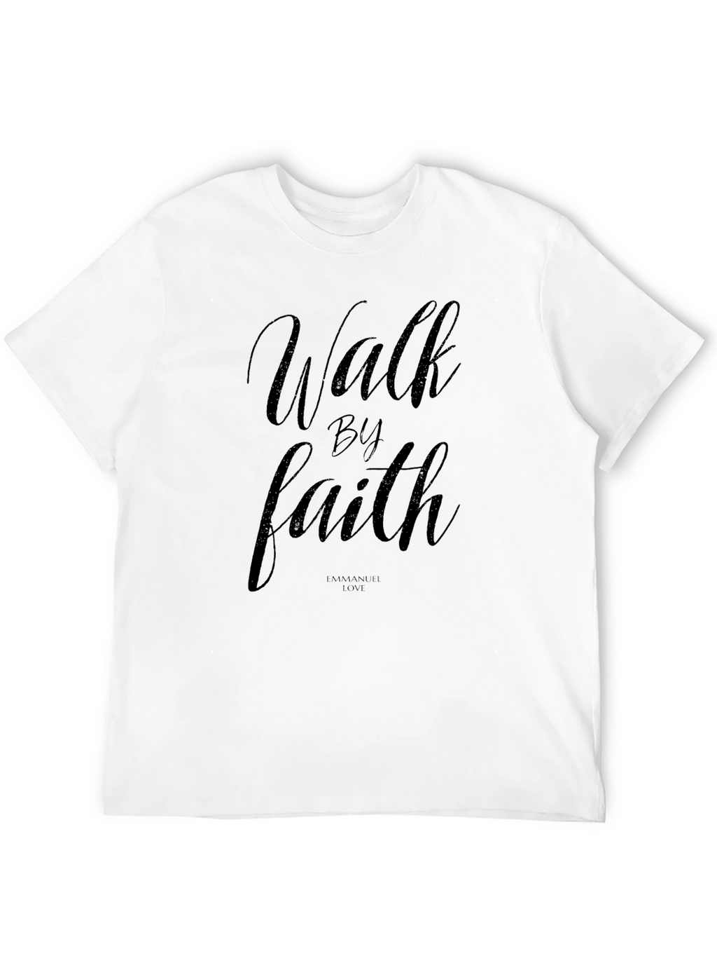 Walk By Faith Black Graphic Tee