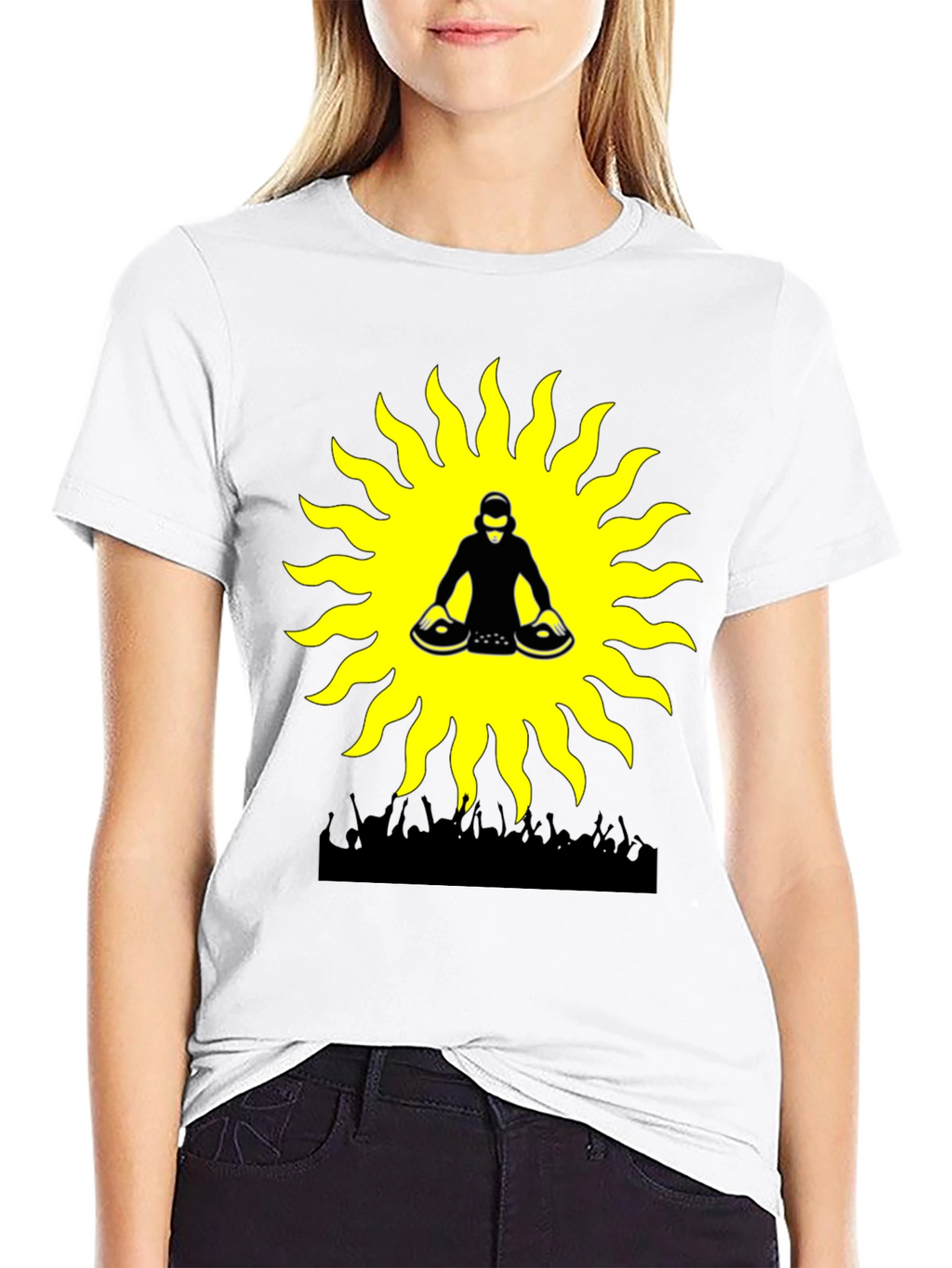 DJ Sun Graphic Tee - Party Vibes