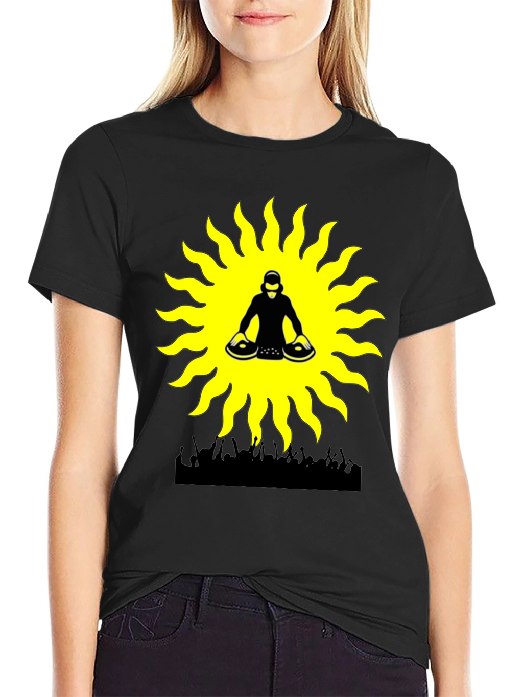 DJ Sun Graphic Tee - Party Vibes