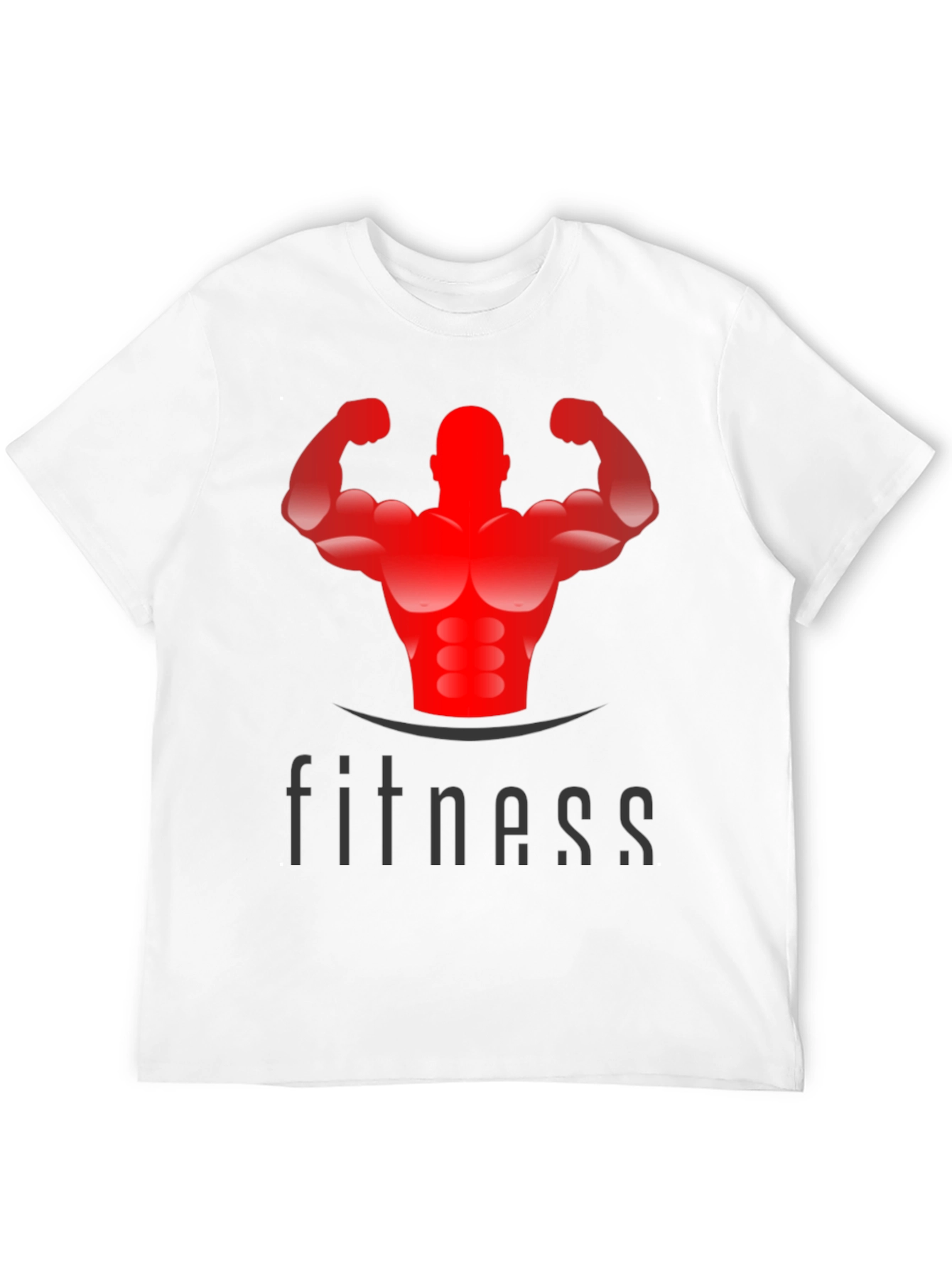 Fitness Graphic Black T-Shirt