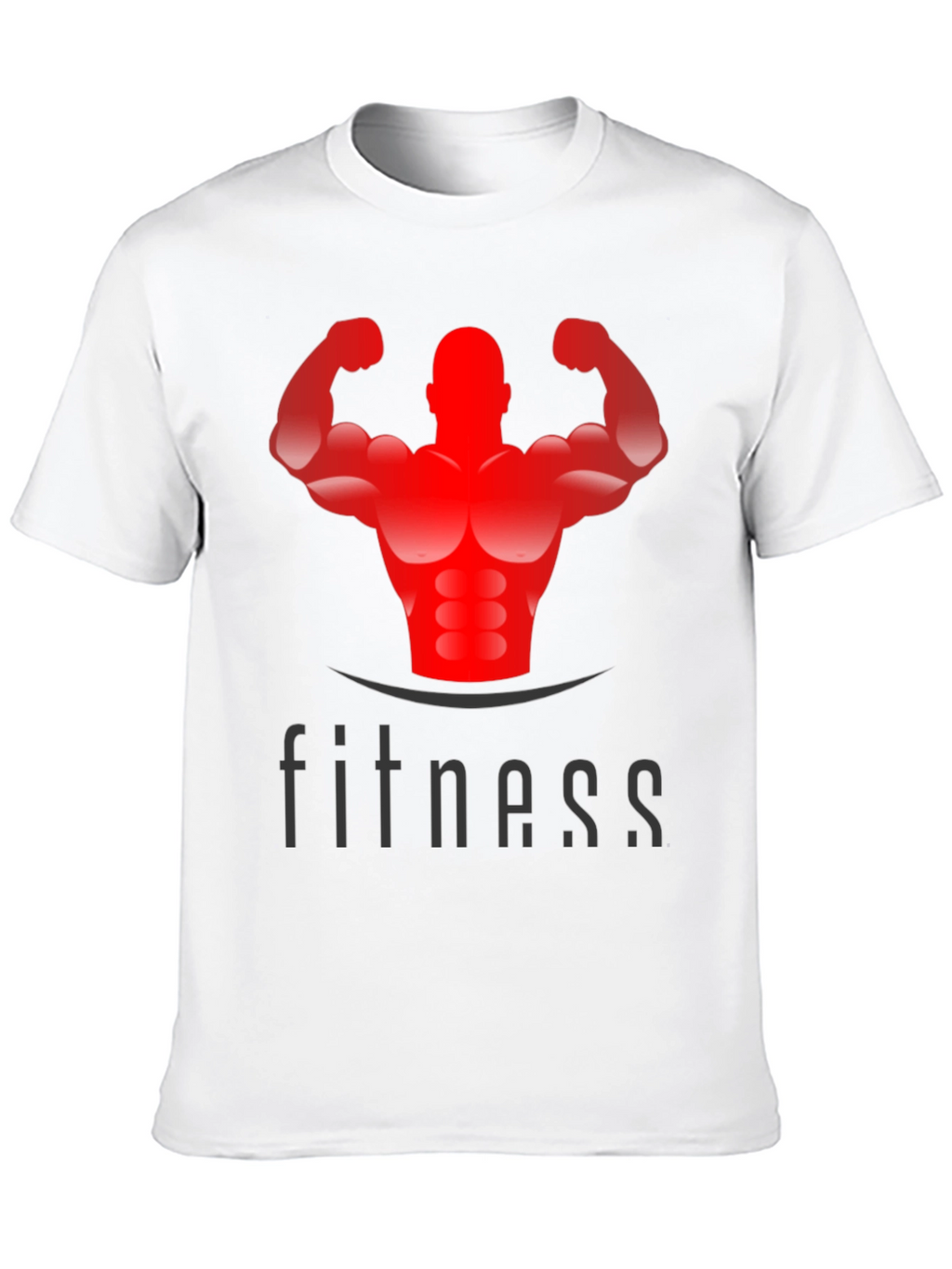 Fitness Graphic Black T-Shirt