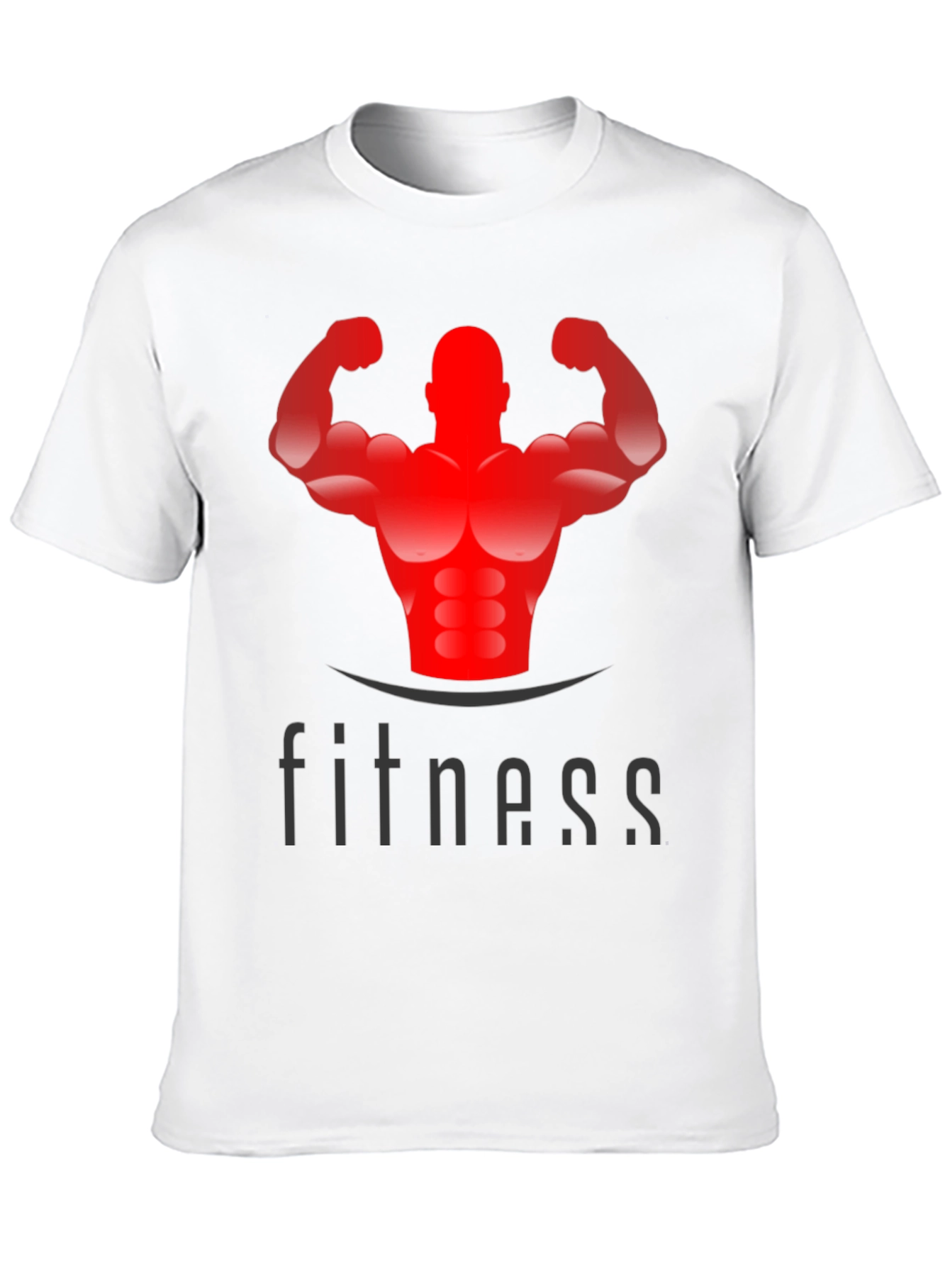 Fitness Graphic Black T-Shirt
