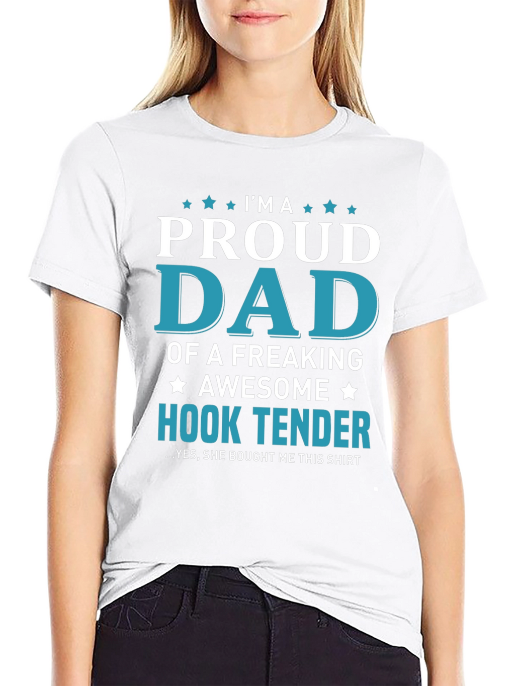 Proud Dad of a Hook Tender Graphic T-Shirt