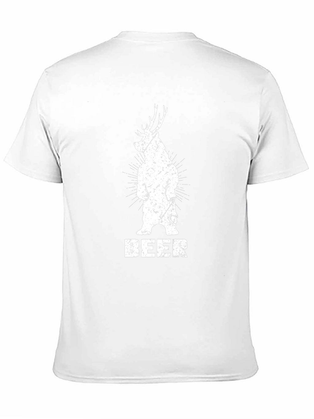 Bear Deer Beer Graphic Tee - Black