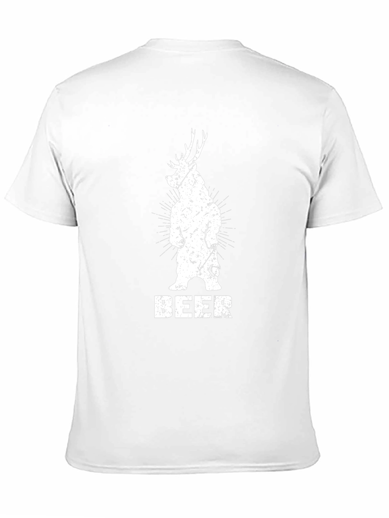 Bear Deer Beer Graphic Tee - Black
