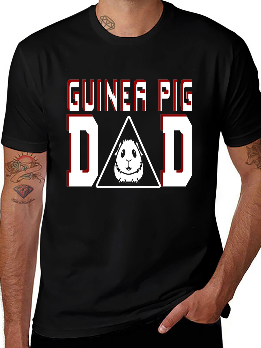 Guinea Pig Dad T-Shirt