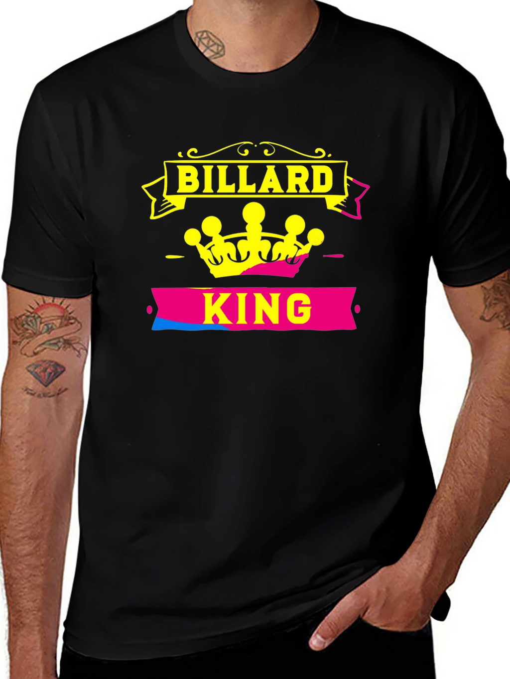 Billard King T-Shirt - Black