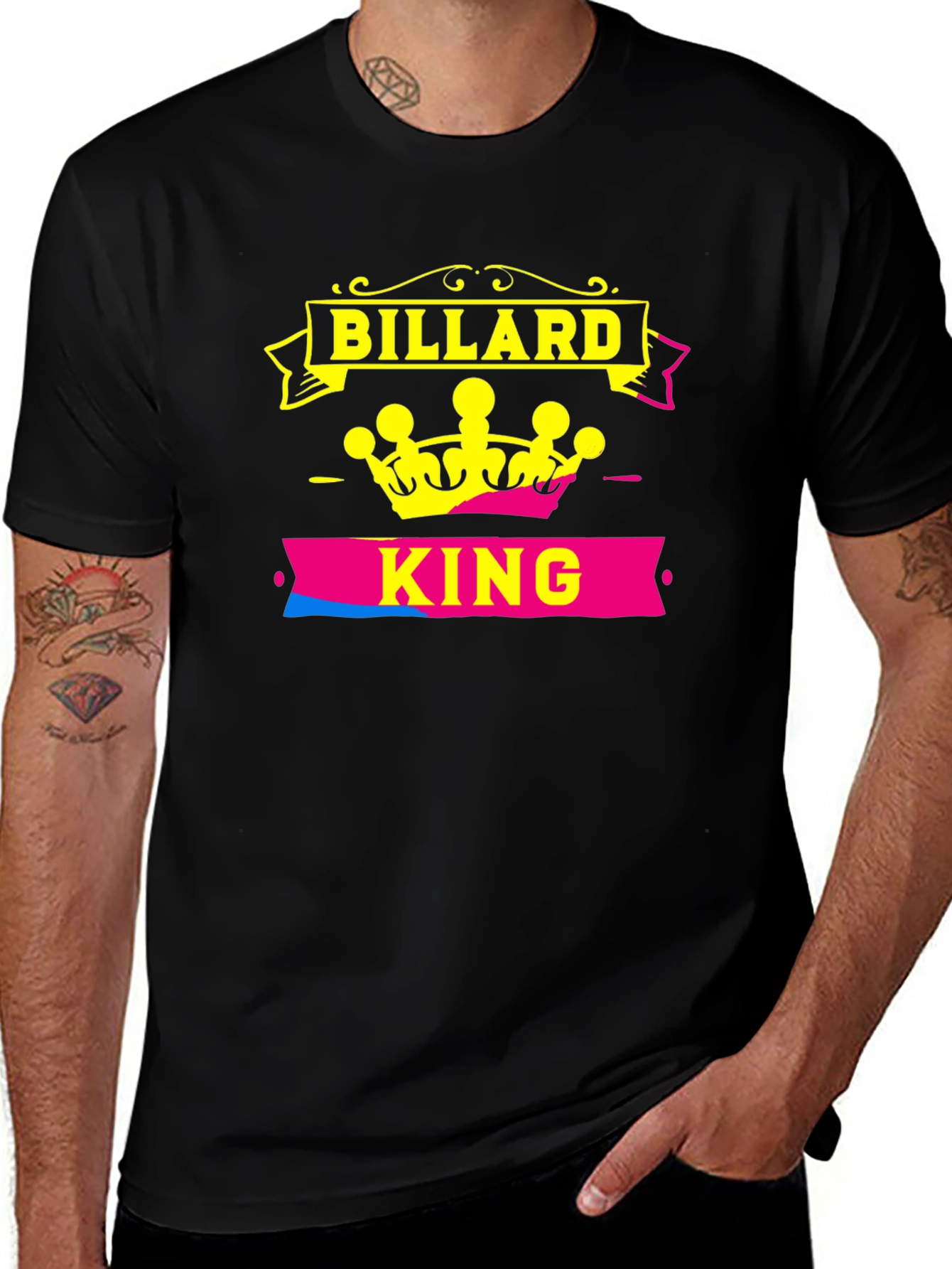 Billard King T-Shirt - Black