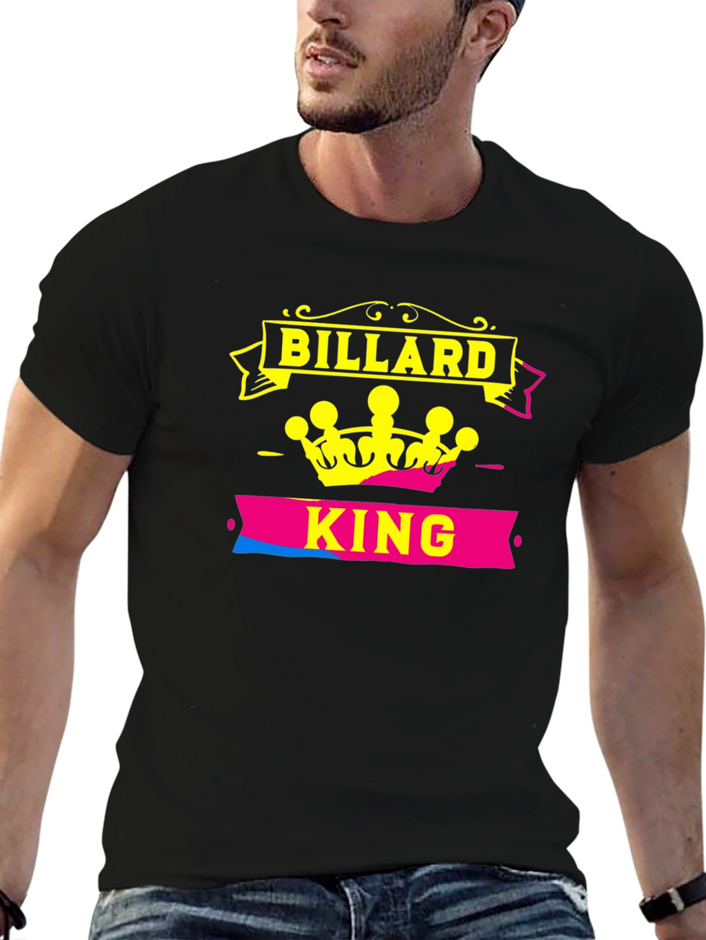 Billard King T-Shirt - Black
