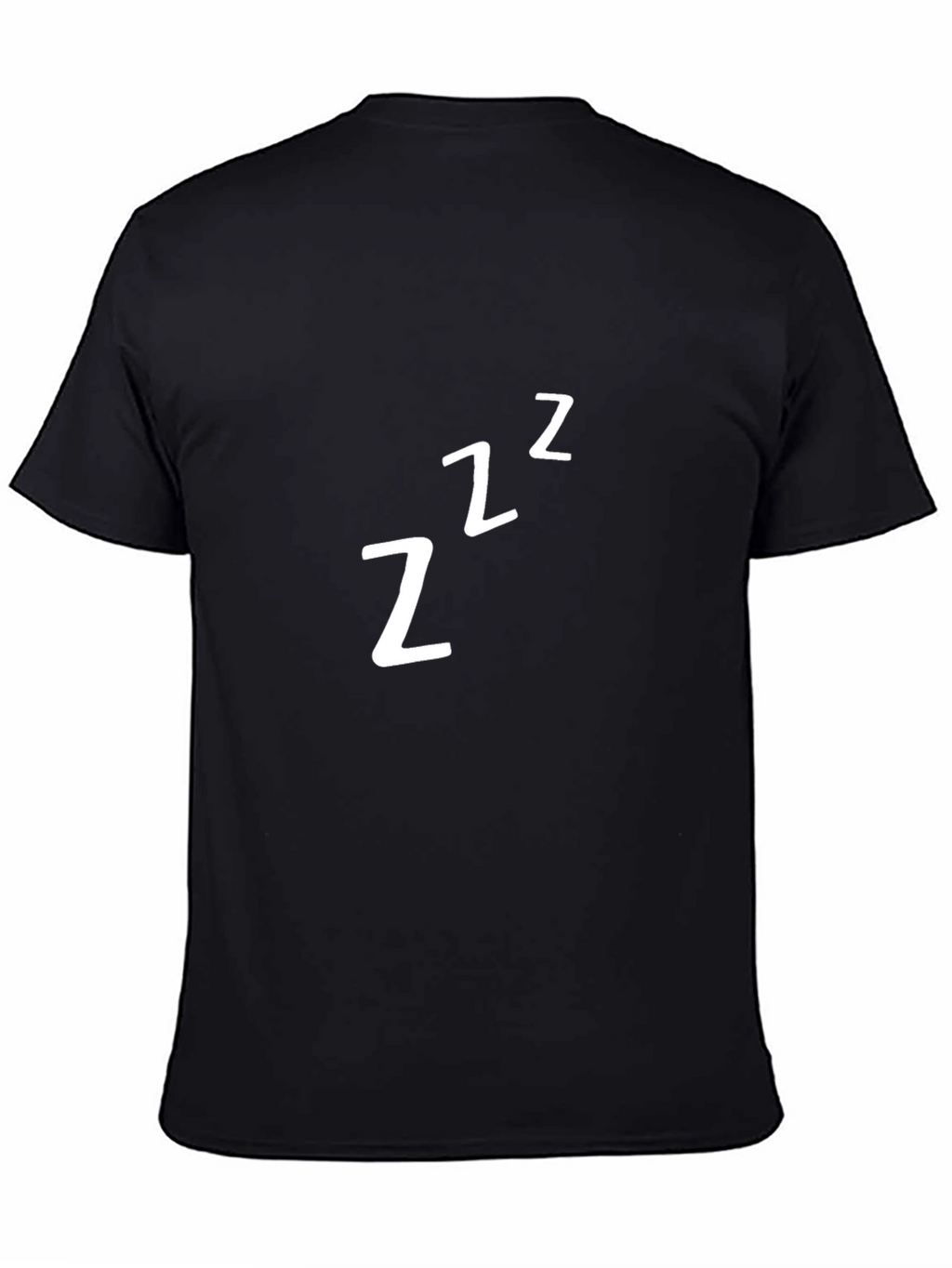 Mens Black Sleepy ZZZ Graphic T-Shirt