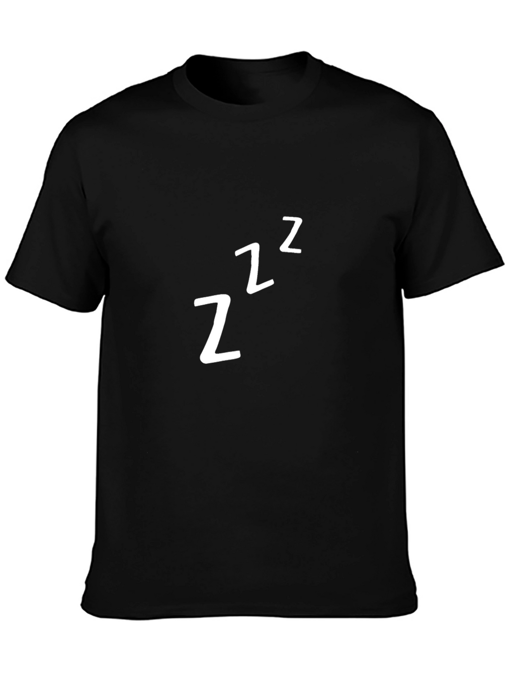 Mens Black Sleepy ZZZ Graphic T-Shirt