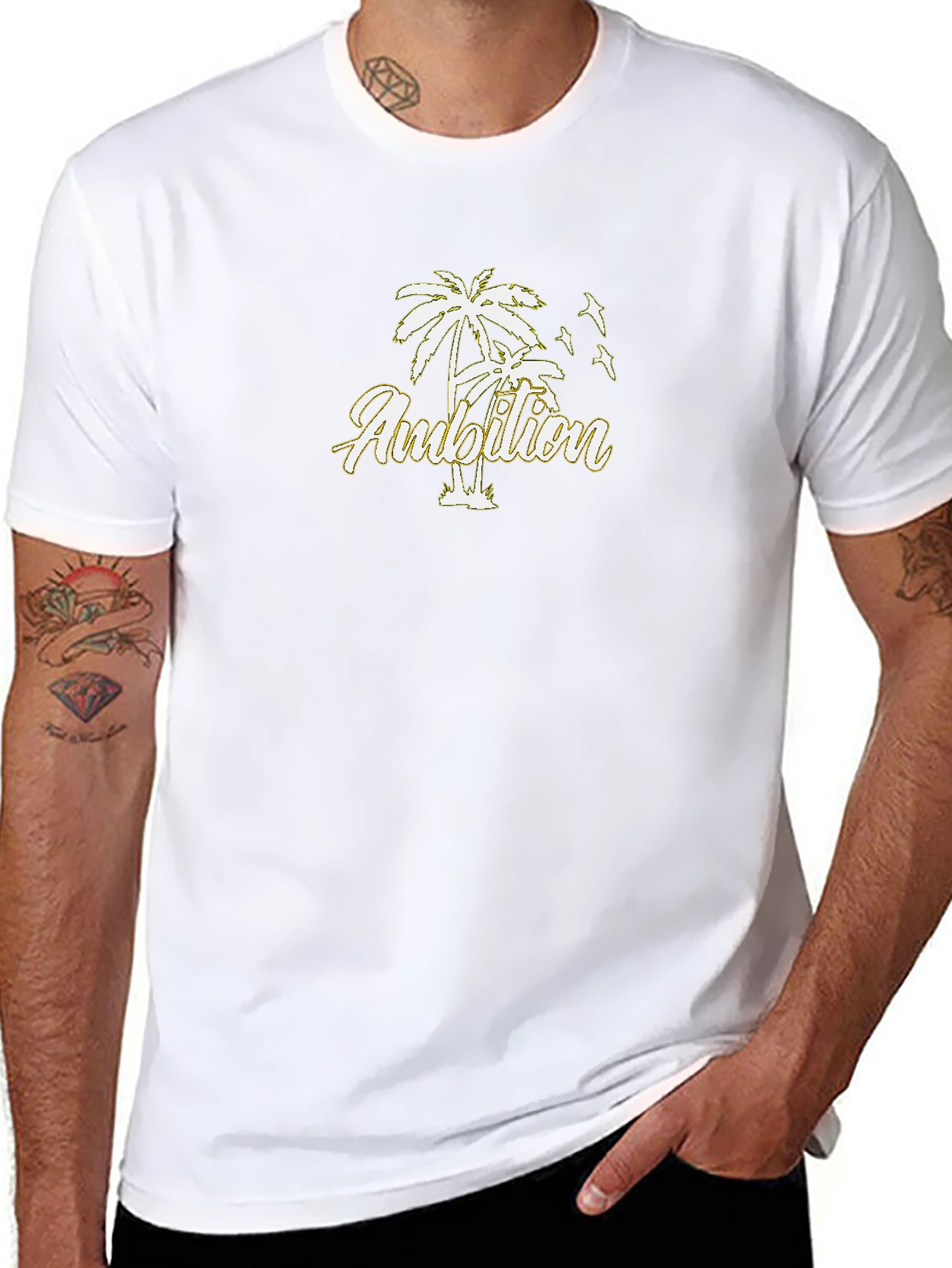 Ambition Graphic Black T-Shirt