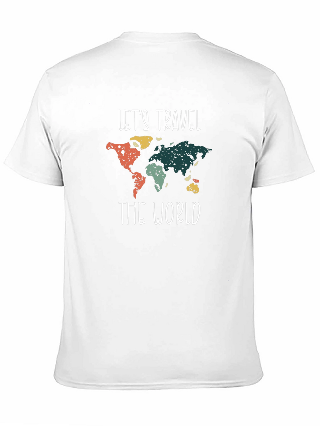 Lets Travel the World Graphic Tee - Black