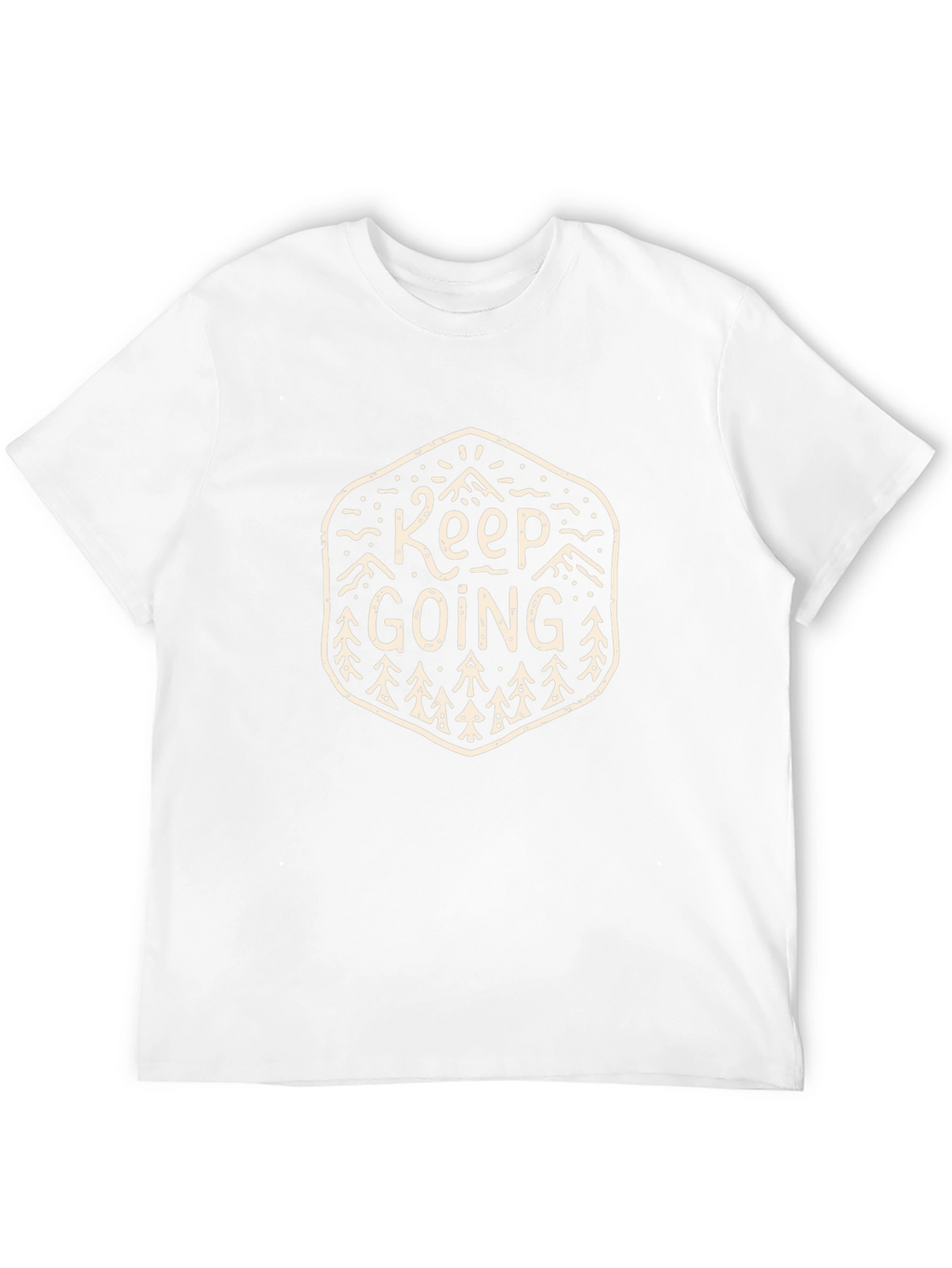 Keep Going Black Graphic T-Shirt