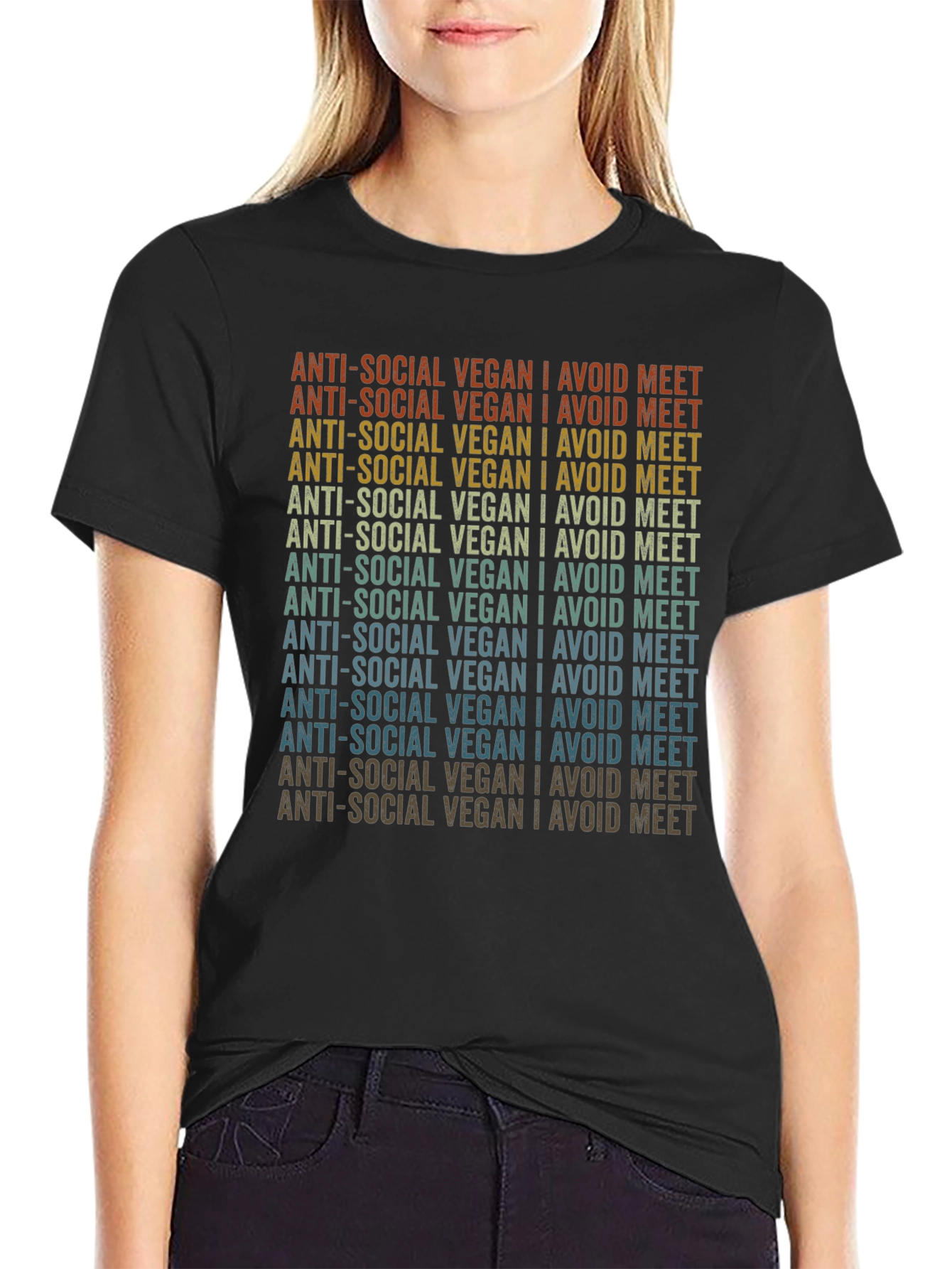 Anti-Social Vegan Graphic Tee