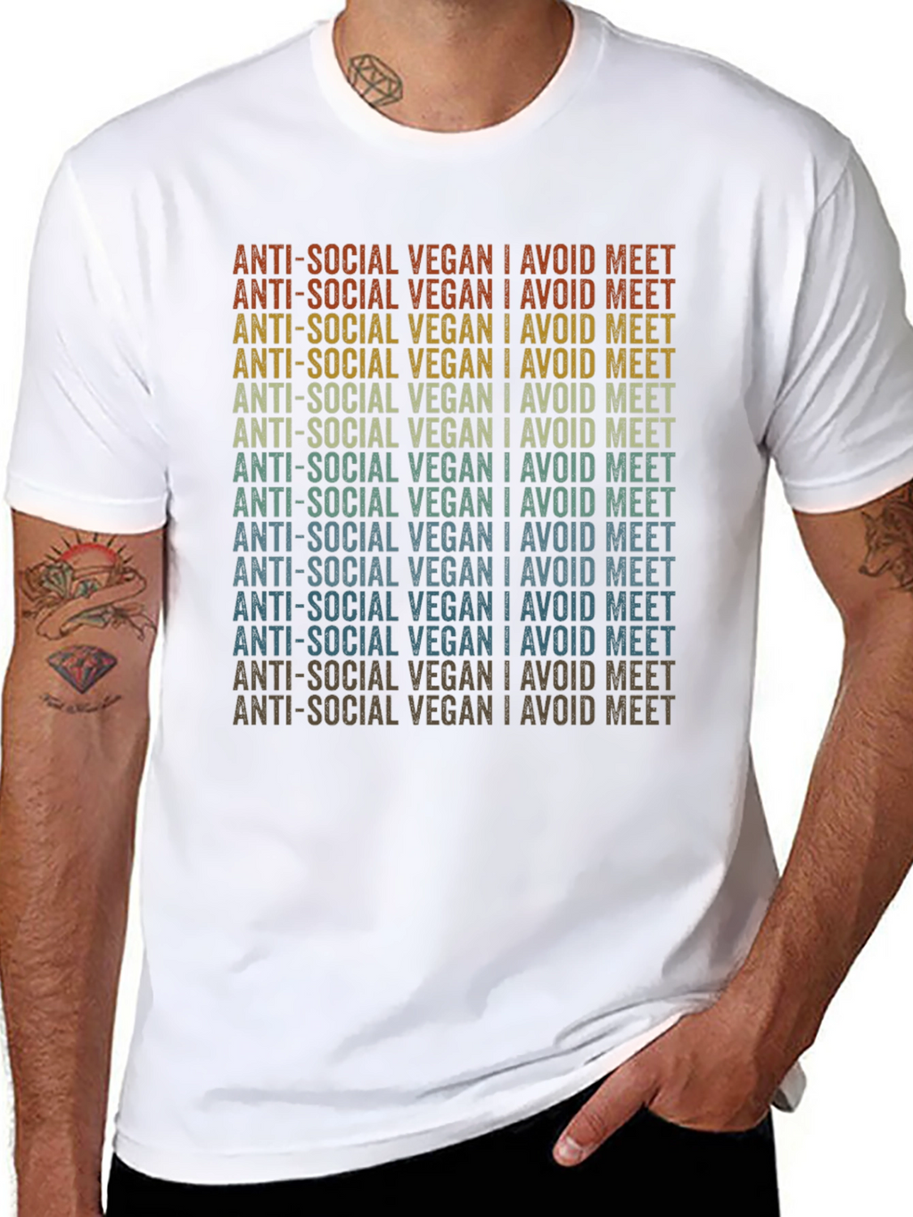 Anti-Social Vegan Graphic Tee