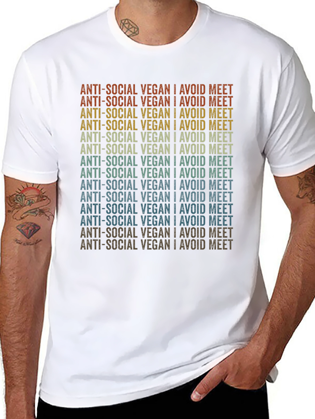 Anti-Social Vegan Graphic Tee