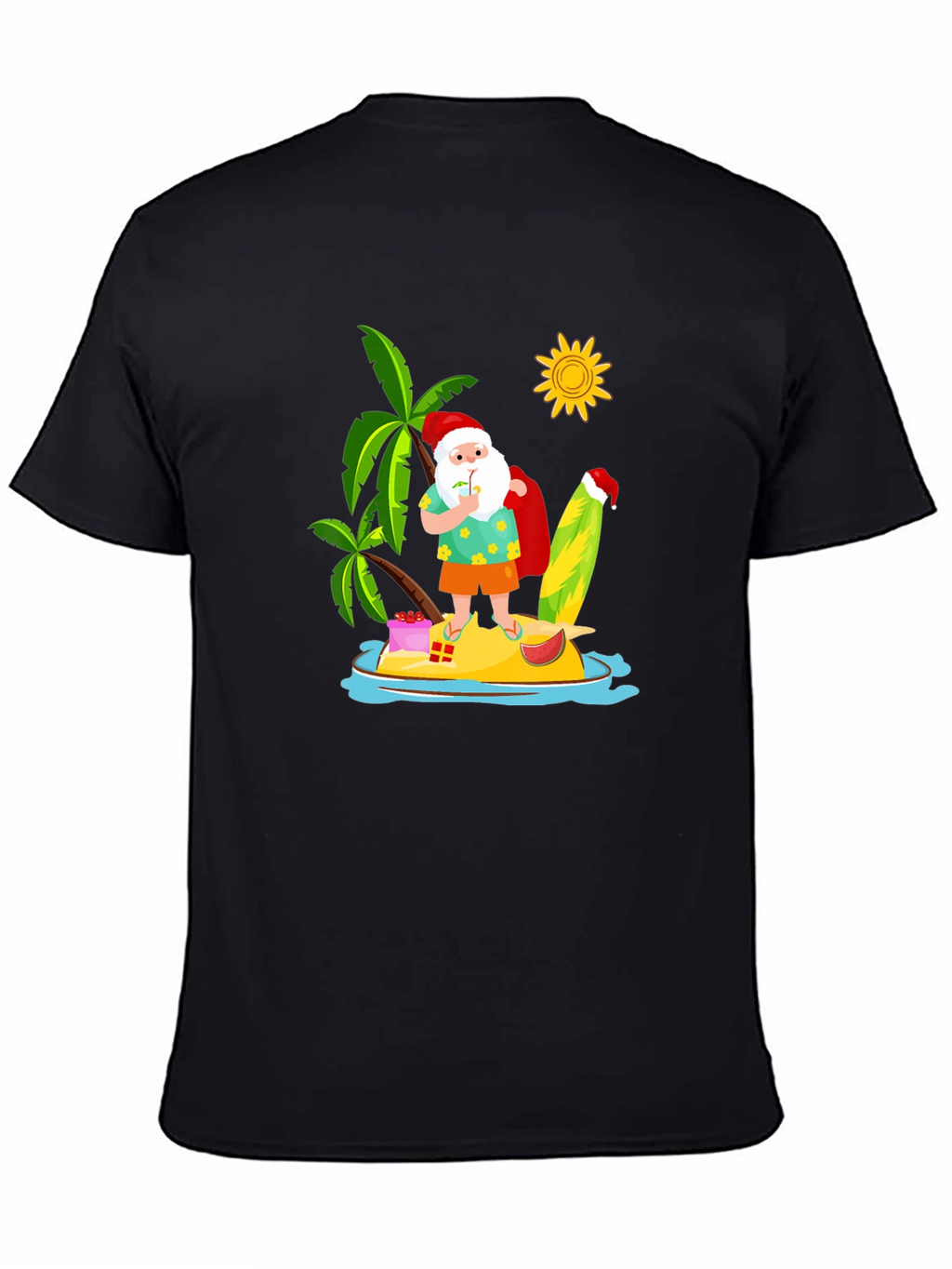 Tropical Santa T-Shirt - Summer Holiday Tee