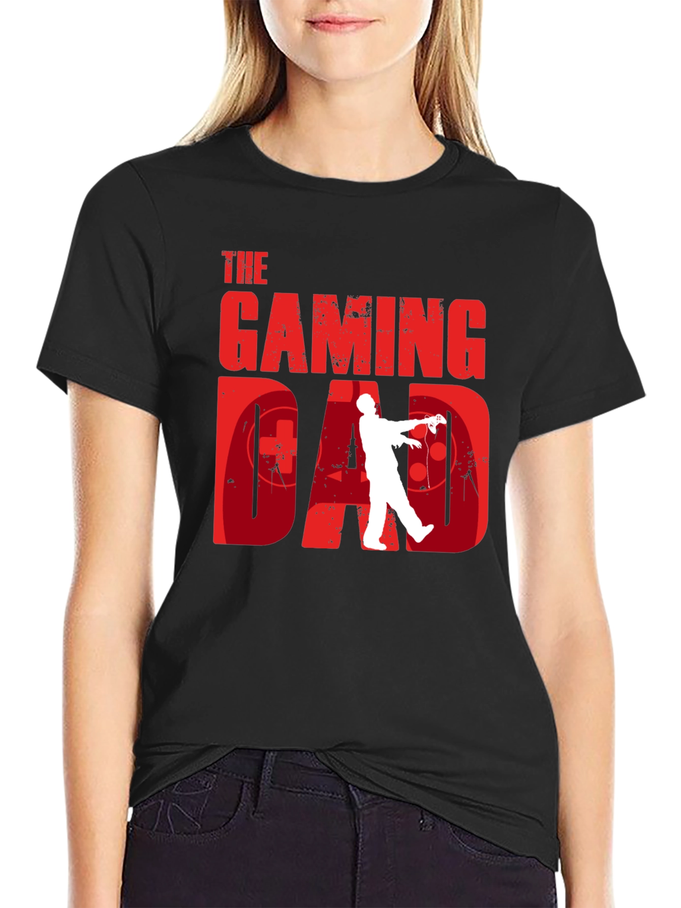 Gaming Dad T-Shirt - Gamer Zombie Graphic Tee