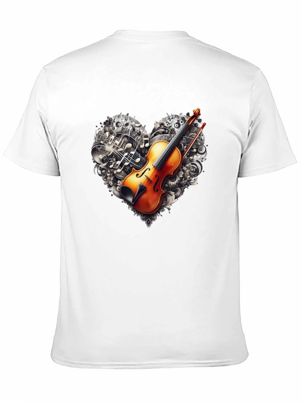 Violin Music Heart T-Shirt