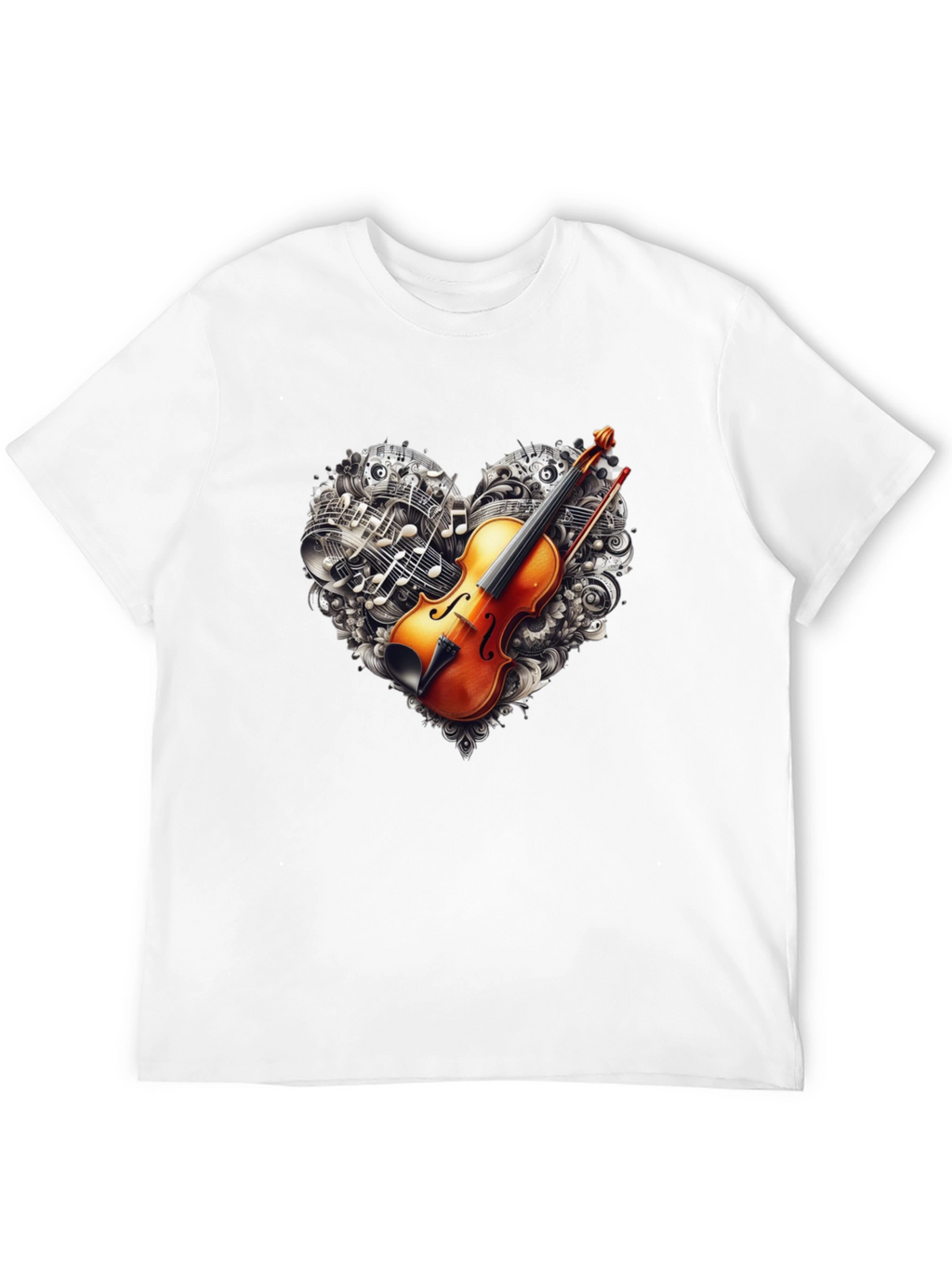 Violin Music Heart T-Shirt