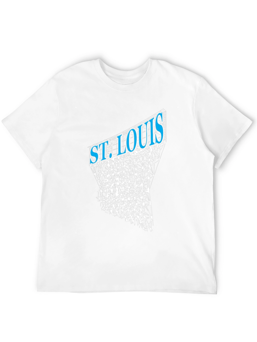 St. Louis Graphic Tee - Black Cotton Blend