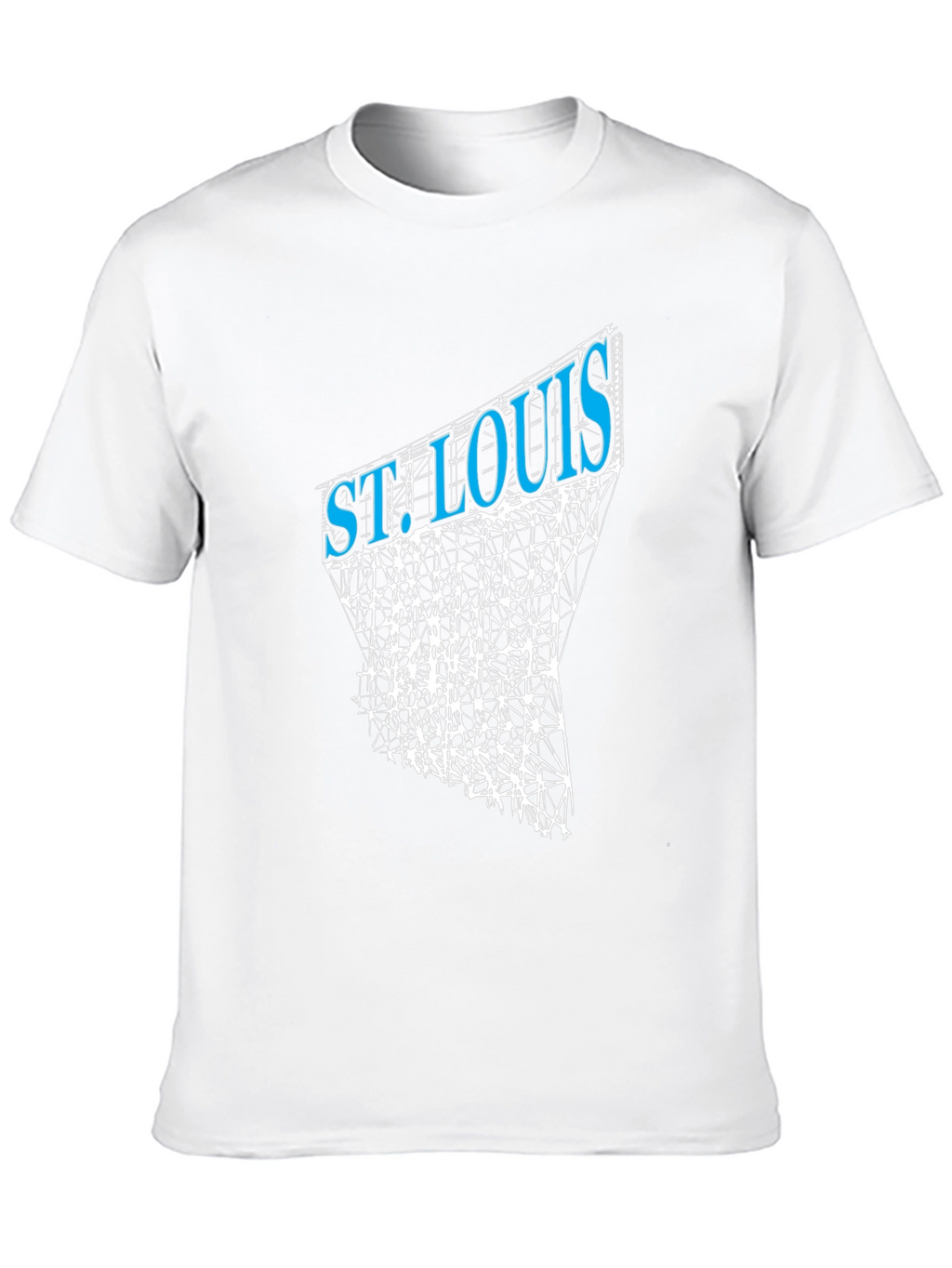St. Louis Graphic Tee - Black Cotton Blend