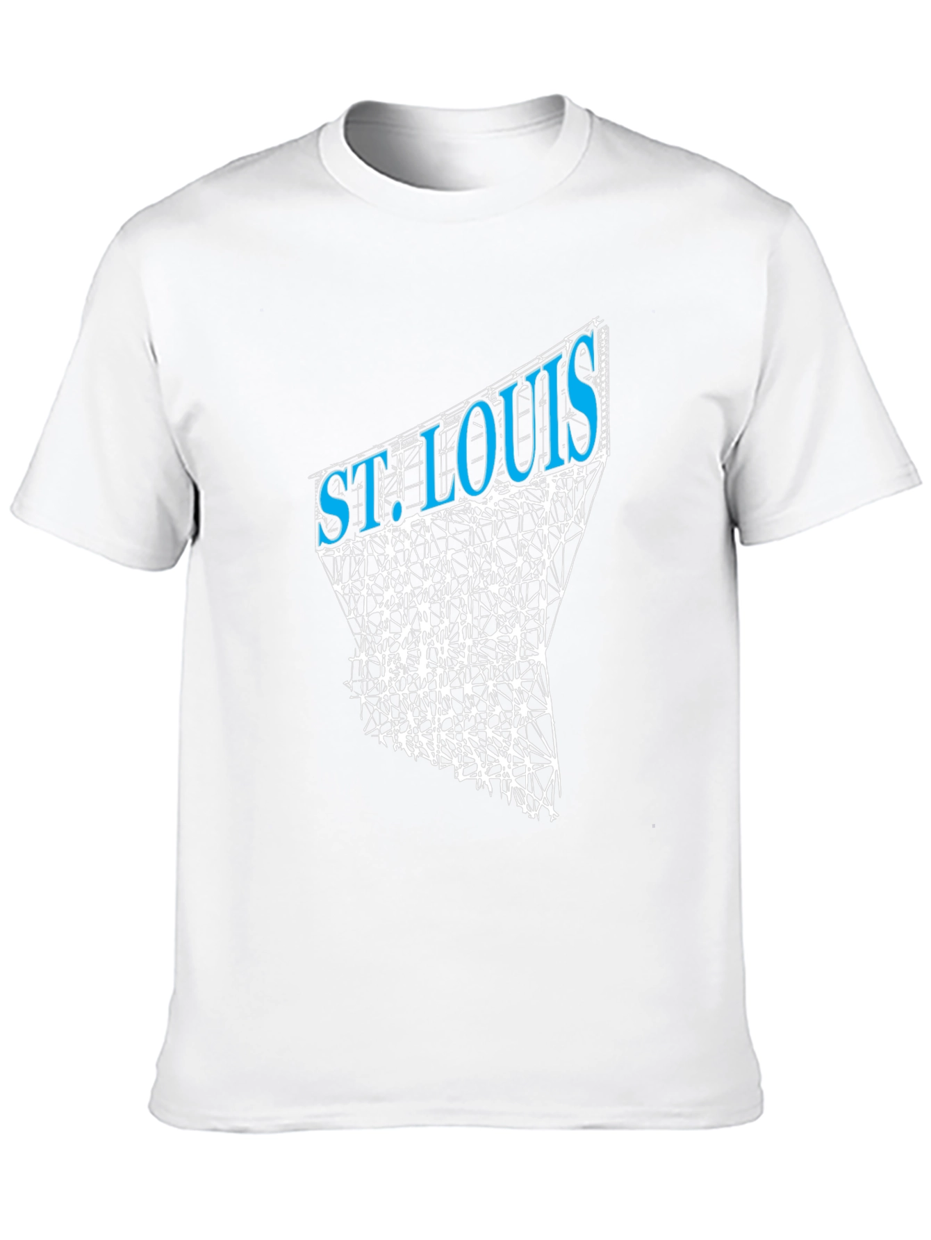 St. Louis Graphic Tee - Black Cotton Blend