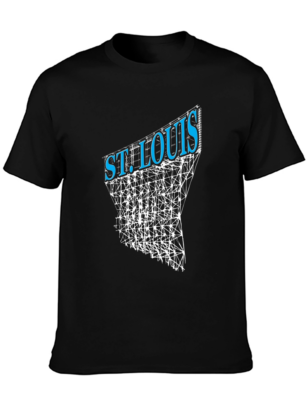 St. Louis Graphic Tee - Black Cotton Blend